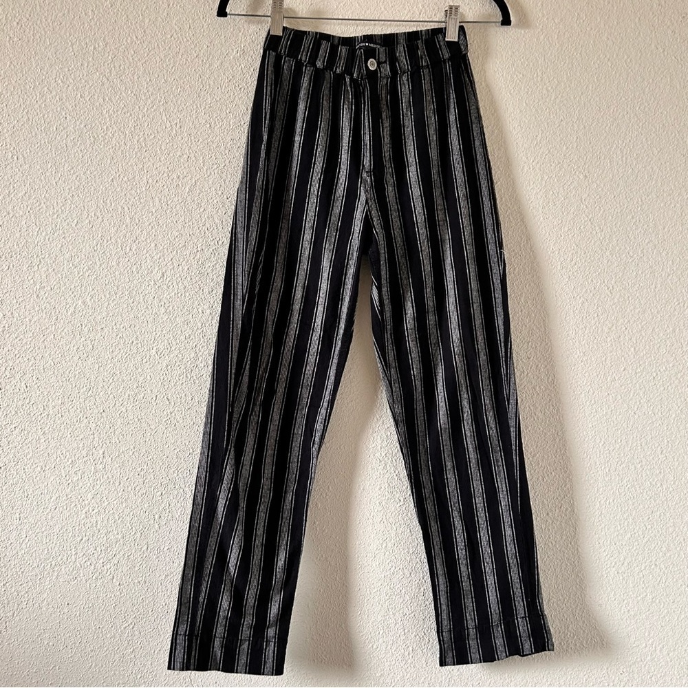 Brady Melville High Waisted Stripe Pants Women Size XSmall-Small